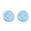 Opaque Acrylic Beads OACR-G016-07E-2