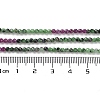 Gradient Color Natural Ruby in Zoisite Beads Strands G-D080-A03-5