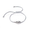 Adjustable Nylon Thread Braided Bead Bracelets BJEW-JB05038-02-1