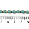 Electroplate Glass Beads Strands X-EGLA-P061-02A-04-4