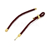 Braided Nylon Cord Bracelet Making MAK-A017-D03-16G-3