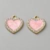 Alloy Enamel Pendants ENAM-F153-01G-1