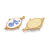 304 Stainless Steel Enamel Pendants STAS-OY002-91G-01-2