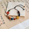 Ceramic Beads Braided Bead Bracelets FS-WGF5CE7-01-1