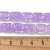 Transparent Crackle Glass Beads Strands GLAA-NH0001-04F-4