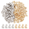 DICOSMETIC 80Pcs 2 Colors Easter 304 Stainless Steel Pendants STAS-DC0012-49-1