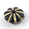 Flower Plating Acrylic Beads LS-X-PACR-Q102-67B-2