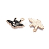 Halloween Theme Alloy Enamel Pendants PALLOY-N176-43-RS-2