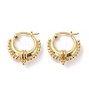 Chunky Small Huggie Hoop Earrings for Women EJEW-C002-24G-RS-1