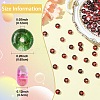10G Electroplate Transparent Colours Rainbow Glass Seed Beads SEED-YW0003-04A-3