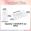 50Pcs Glass Bottles AJEW-YW0001-30-2