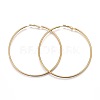201 Stainless Steel Hoop Earrings EJEW-F188-24G-E-1