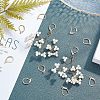 PVD Vacuum Plating 304 Stainless Steel Leverback Earring Findings STAS-UN0018-12G-3