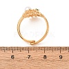304 Stainless Steel Micro Pave Cubic Zirconia Finger Rings for Women SA-CBA4D5F-01G-3