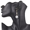 Glass Seed Beads Dnagle Earrings EJEW-MZ00501-01-3