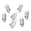Tarnish Resistant 304 Stainless Steel Folding Crimp Ends STAS-O130-03D-1