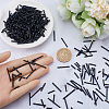 1800Pcs 9 Style Glass Twisted Bugle Beads SEED-CN0001-46-3