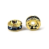 Brass Rhinestone Spacer Beads RB-A014-Z6mm-04G-3