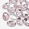 Pointed Back Glass Rhinestone Cabochons RGLA-T080-10x14mm-10-1