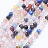 Natural Mixed Stone Beads Strands G-J369-04A-3mm-1