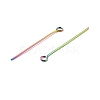 Ion Plating(IP) 304 Stainless Steel Eye Pins STAS-E156-01M-03-3