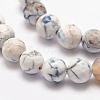 Natural Fire Crackle Agate Bead Strands X-G-K166-07F-8mm-03-3