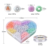 DIY Round Letter Beads Bracelet Making Kit DIY-YW0004-96-3