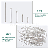 100Pcs 5 Styles 304 Stainless Steel Connector Charms STAS-DC0016-21-4