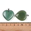 Natural Green Aventurine Pendants G-S364-006B-3