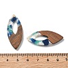 Resin and Walnut Pendants LS-FIND-R051-12G-3