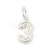 Number Series 925 Sterling Silver Charms LS-STER-Q002-01D-1