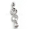 Infinity Brass Micro Pave Cubic Zirconia Fold Over Clasps ZIRC-L036-02P-FF-2