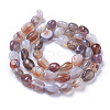 Natural Botswana Agate Beads Strands G-P433-20A-3