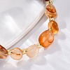 Natural Carnelian Beaded Bracelets for Women G-P563-07P-17-2