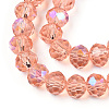 Electroplate Glass Beads Strands EGLA-A034-T2mm-L24-2