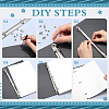 Iron Notebook 3-Ring Loose Leaf Book Binder Hinged Clamp FIND-WH20007-15B-P-6