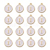 Golden Plated Alloy Charms X-ENAM-S118-01I-2