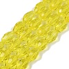Transparent Glass Beads Strands EGLA-N013-T10mm-D26-1