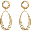 Brass Stud Earring Findings KK-BC0002-24-4