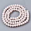 Electroplate Glass Beads Strands EGLA-A034-P6mm-A08-2