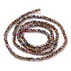 Transparent Electroplate Glass Beads Strands LS-GLAA-H021-01A-HP05-5