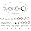 304 Stainless Steel Ring Link Chains CHS-G044-05P-07-2