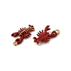 Brass Alloy Pendants KK-R226-15G-04-2