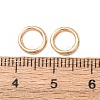 Brass Closed Jump Rings KK-CBA75F9-02-3