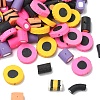 Mixed Shapes Handmade Polymer Clay Beads X-CLAY-R060-113-1