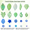 DIY Leaf Flower Making Findings Kits DIY-GA0009-61-2