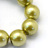 Baking Paint Glass Pearl Bead Strands HY-Q003-3mm-43-3