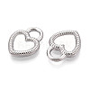 304 Stainless Steel Pendant Cabochon Settings STAS-T065-87P-2