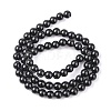 Synthetic Black Stone Beads Strands X-GSR6mmC044-3