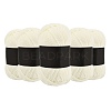 5Pcs Polyester Yarn for Knitting & Crochet YCOR-SZ0001-03O-1